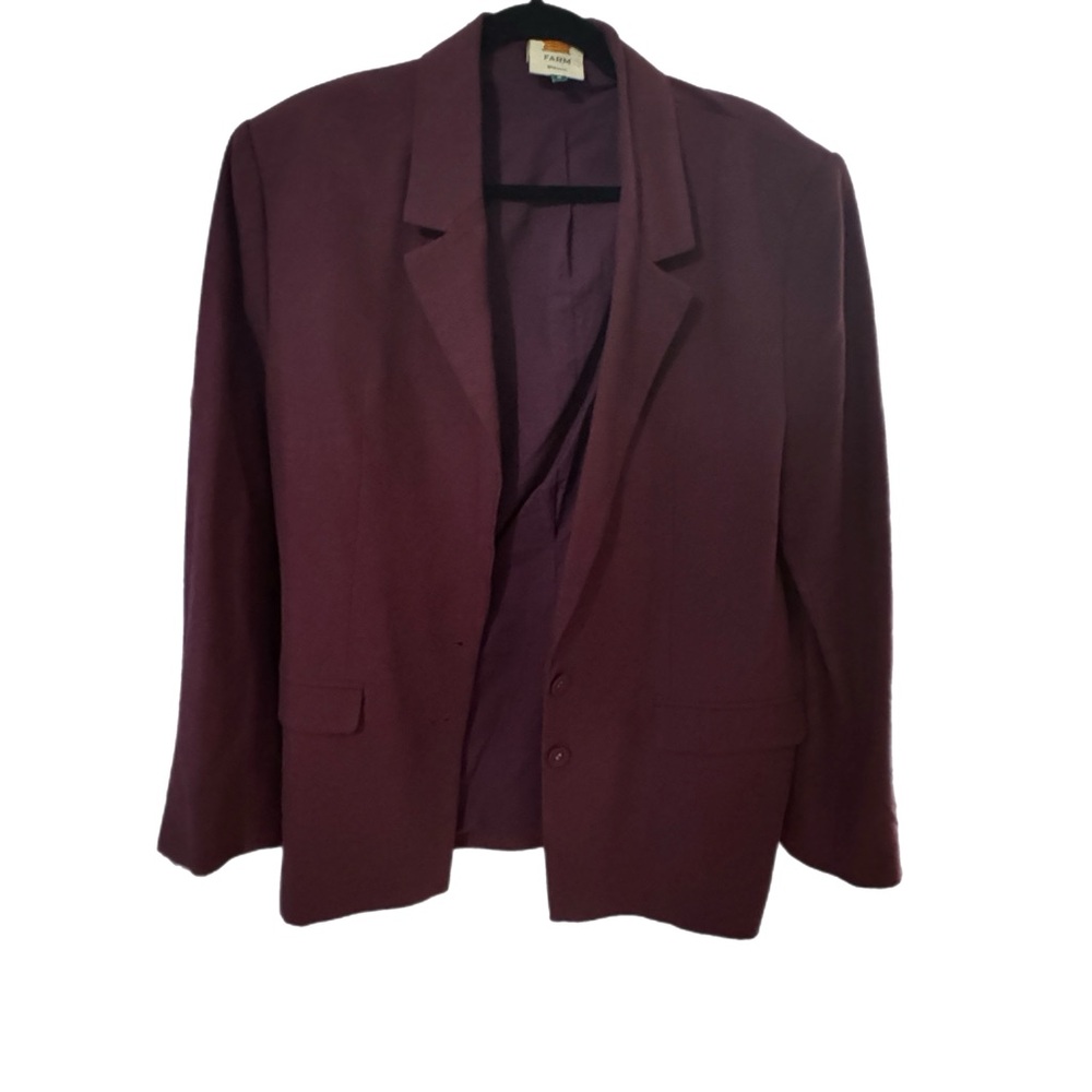 Elegant Maroon Blazer